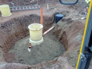 Installing a new septic tank in Herefordshire